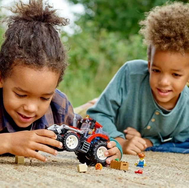 LEGO City Big Wheel Gift Set 66772, 2in1 Tractor and Construction Digger Building Toy Sets Plus Farm Garden & Scarecrow Bonus Pack, Great Gift for Boys and Girls Ages 5 and up