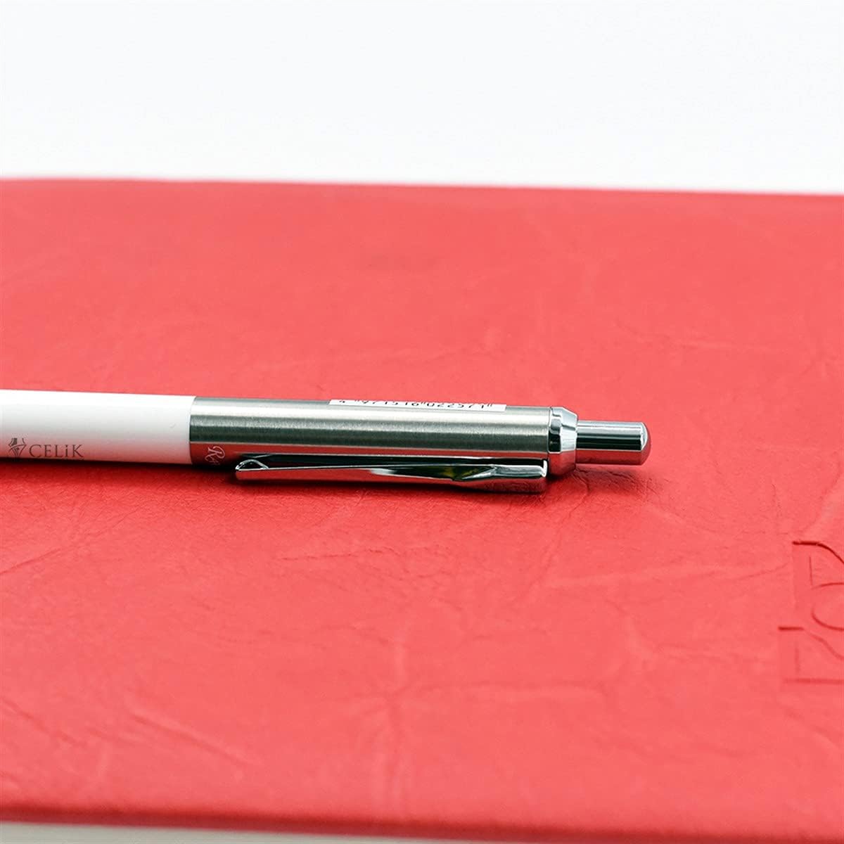 Low Viscosity Ballpoint Pen - OHTO Rays Gel Ink Ballpoint Pen 0.5mm White NKG-255R-WH (Japan Import) - Smooth Precision Writing Experience - Office Journaling and Study Use - Japanese Stationery