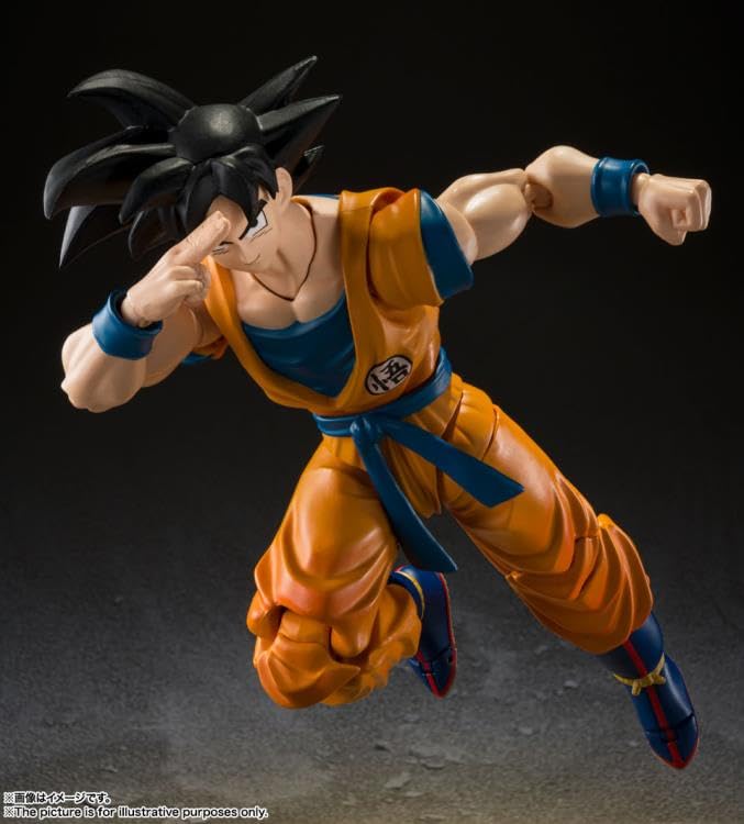 TAMASHII NATIONS - Dragon Ball Super: Super Hero - Son Goku Super Hero, Bandai Spirits S.H.Figuarts Action Figure