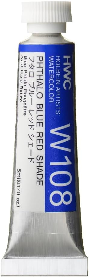 Holbein Artists Watercolor - Pthalo Blue Red Shade 5ml