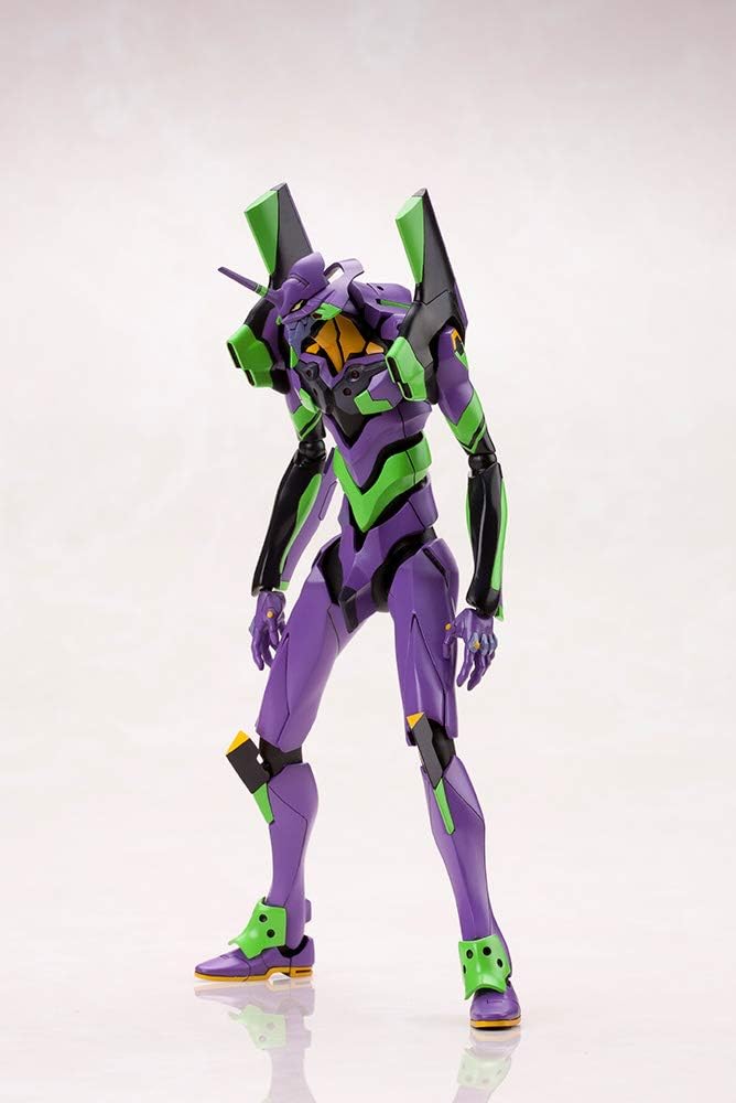 Shin Evangelion KP618X Evangelion Movie Version First Unit with Cassius Spear, Total Height: Approx. 7.5 inches (190 mm), 1/400 Scale, Plastic Model, Molded Color
