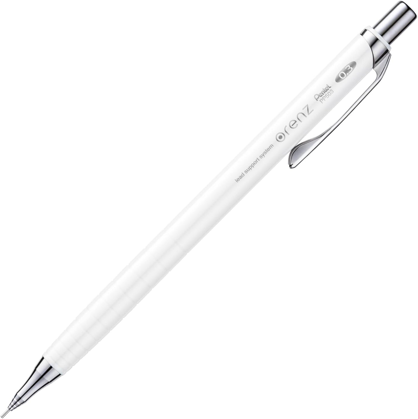 Pentel Mechanical Pencil Orenz 0.3mm, White Body (XPP503-W)