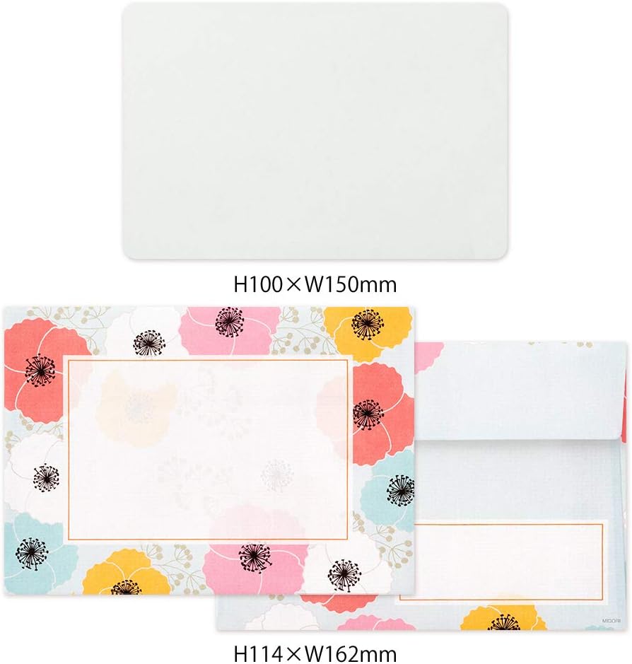 Card Letter Set, Flower
