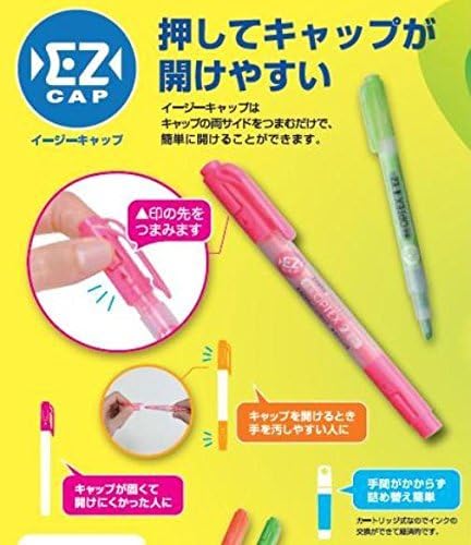ZEBRA Optex 2 WKT11-7C Highlighter, EZ, 7 Colors