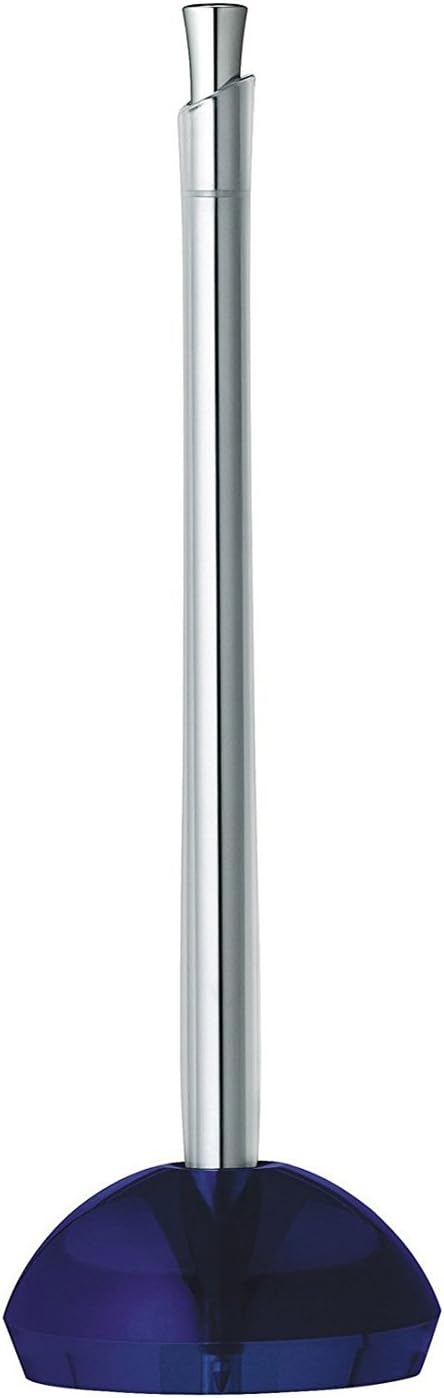 ZEBRA Flos Desk Ballpoint Pen, 0.7 mm, Black Ink, Glass Clear (BA65-GC)