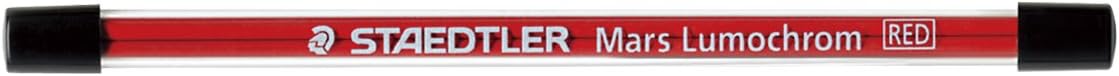 Staedtler Mars Carbon Lead, 2mm, Red, 4 Lead (204-E4-2)