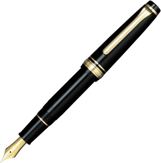 Sailor 11-1221-720 Fountain Pen, Professional Gear Slim Gold Zoom
