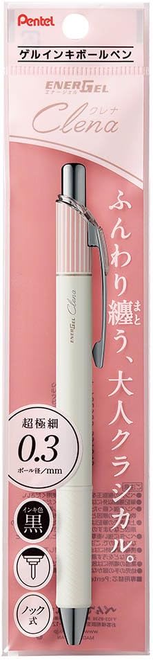 Pentel XBLN73LP-A EnerGel Krena 03 Gel Ballpoint Pen, Classical Pink, 5 Pieces