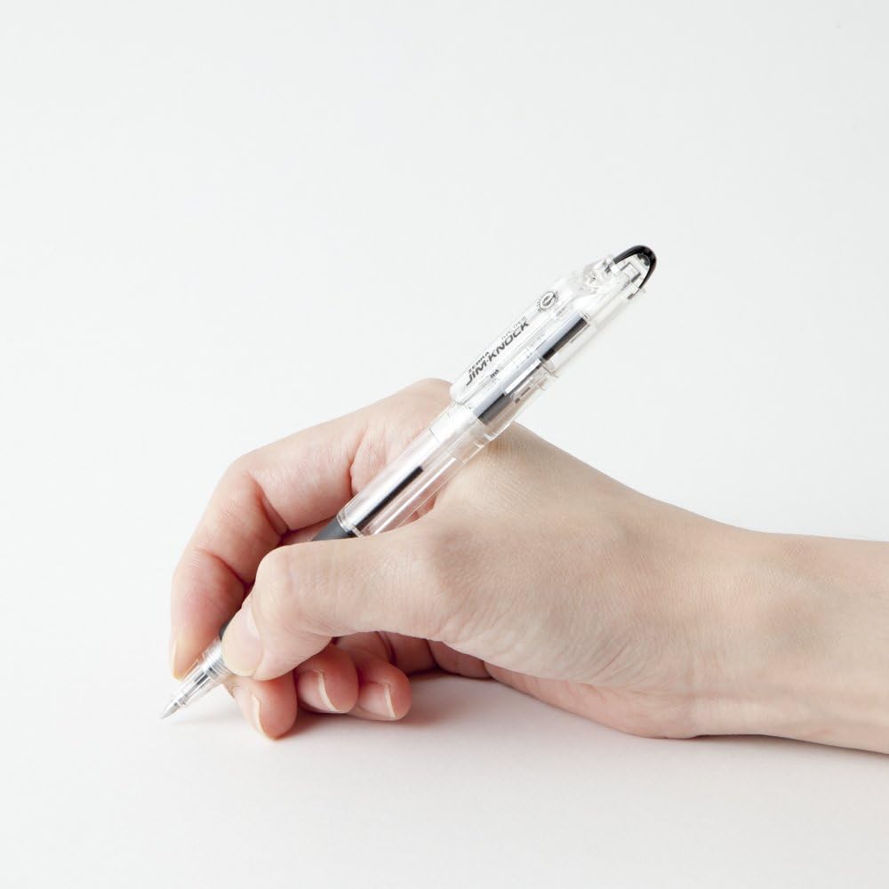 ZEBRA P-KRB-100-BK5 Permanent Ballpoint Pen, Gym Knock, 0.7, Black, 5 Pens