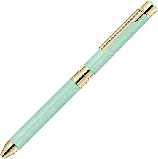ZEBRA SB36-LMG Sharbo X SL6 Multi-Functional Pen, Leather, Mint Green
