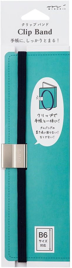 DESIGNPHIL 62312006 Midori Clip Band for B6, Navy Blue