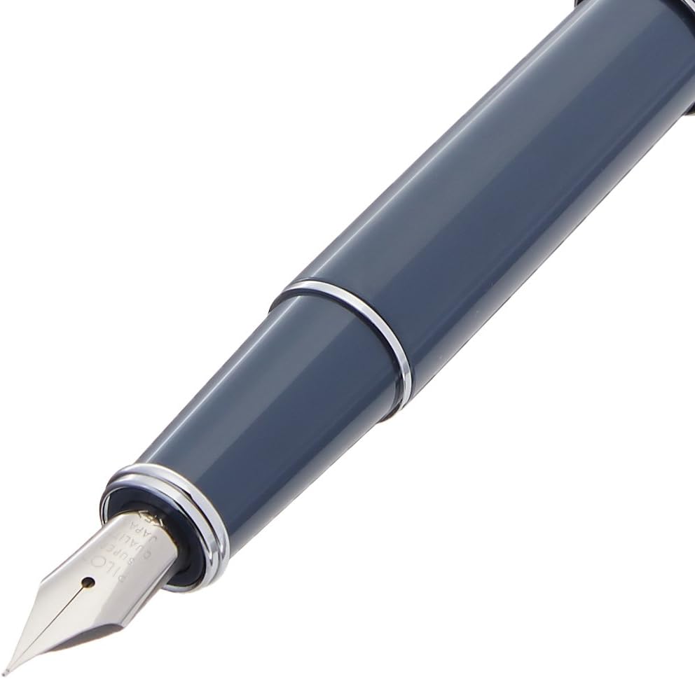 PILOT Prera Fine-Nib, Slate Gray Body Fountain Pen (FPR-3SR-SGY-F)