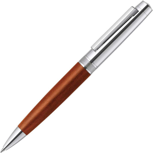 ZEBRA P-BA77-WDS Permanent Ballpoint Pen Filler Wood Twist Type 0.7 Silver