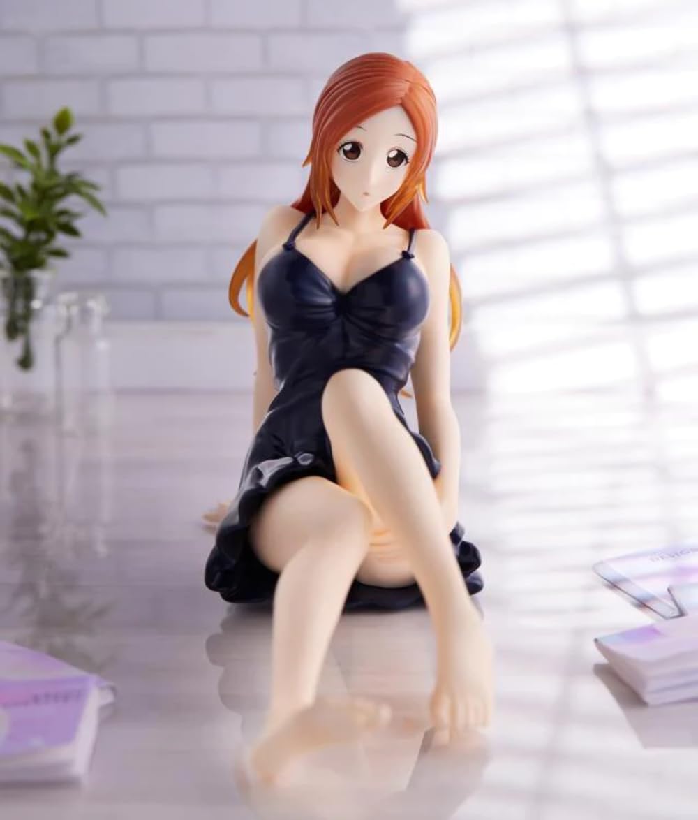 Banpresto Bleach Relax Time Orihime Inoue Statue – Anime collectible figure for display and gift
