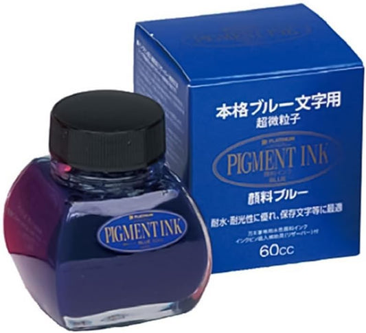 PLATINUM Pigment Ink - 60 cc Bottle - Blue