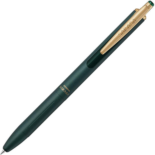 ZEBRA Gel Ballpoint Pen, Sarasa Grand 0.5mm Vintage Color, Green Black (P-JJ56-VGB)
