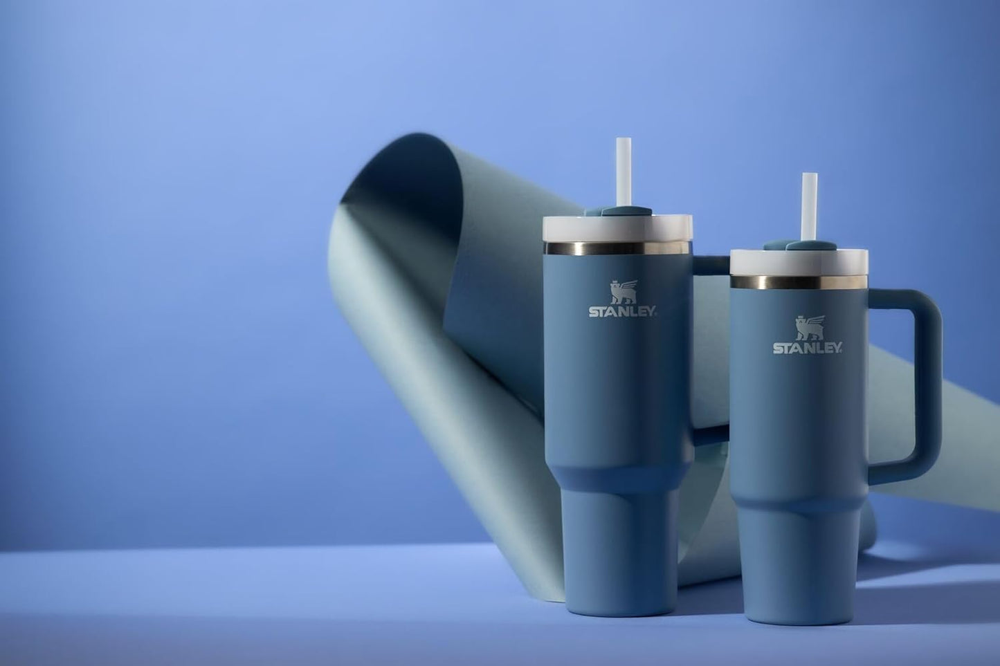 Stanley Quencher H2.0 Tumbler with Handle and Straw 30 oz | Flowstate 3-Position Lid | Cup Holder Compatible for Travel | Insulated Stainless Steel Cup | BPA-Free | Indigo