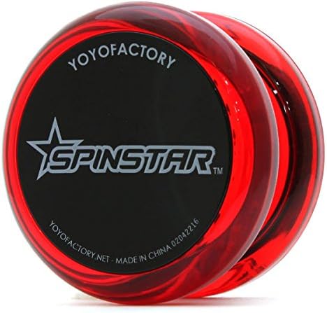Yo-Yo Spin Star for beginners DVD with Yo-Yo Factory Clear Red / Black