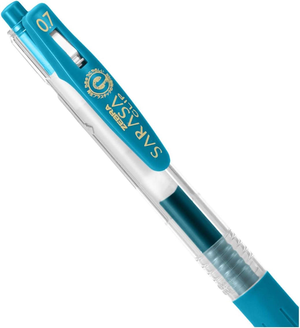 ZEBRA Sarasa Clip Pen 0.7, Blue Green (JJB15-BG)