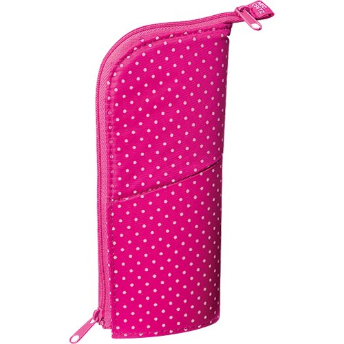 Pen Case Neokurittsu Pink to Become Kokuyo Pen Stand (Polka Dots) ÌÑ - Inside Pinkurame F-vbf131-1