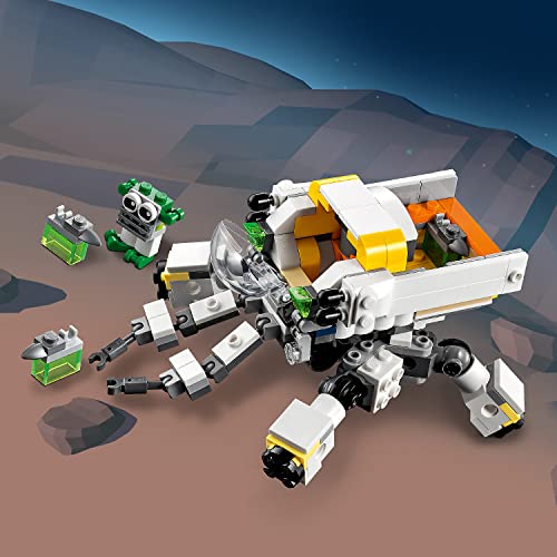LEGO® Creator 3in1 Space Mining Mech 31115 Building Kit Featuring a Mech Toy, Robot Toy and Alien Figure