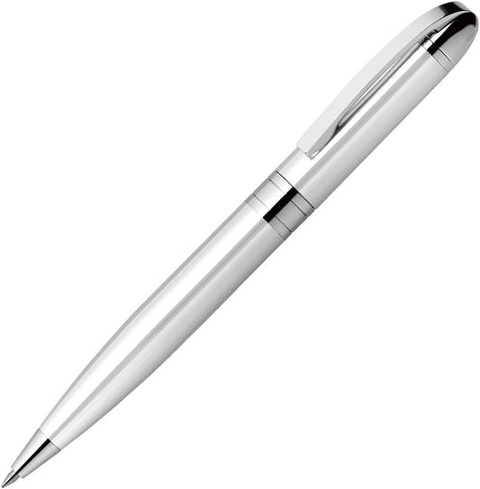 ZEBRA Oil Based Ink Ballpoint Pen, Fortia VC, Black Ink, Silver Body - BA93-S