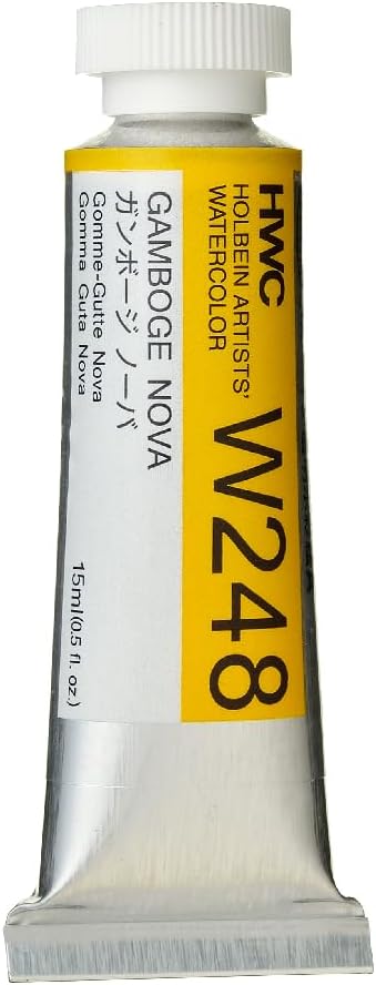 Holbein Artist's Watercolor 15ml Tube (Gamboge Nova) W248