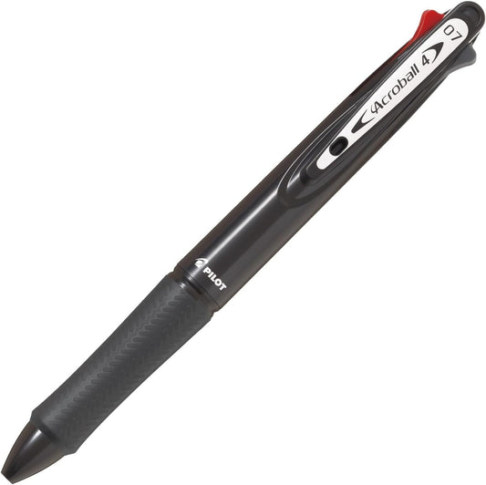 PILOT 4 Colors Ballpoint Pen, Acroball 4 Fine, Black, Red, Blue & Green (Bkab-45F-BK)