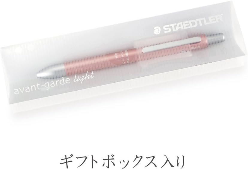 STAEDTLER Multi-Function Avant Grade Light Cherry Blossom – Red Ink Ballpoint Pen + 0.5mm Mechanical Pencil (927AGL-CB)