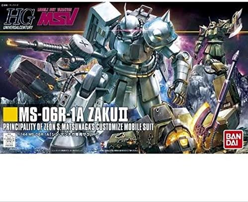Bandai Hobby - HGUC - 1/144 HGUC MS-06R-1A Shin Matsunaga Zaku II Model Kit