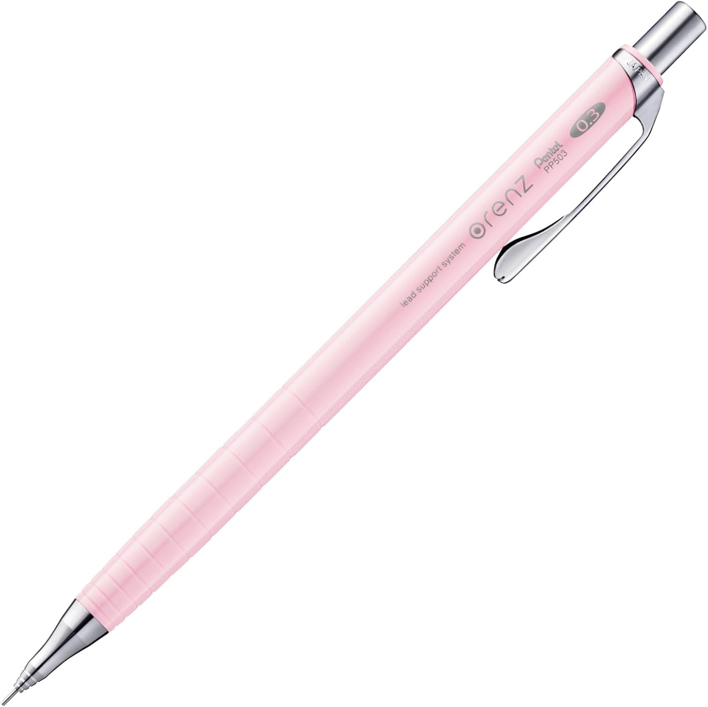 Pentel Mechanical Pencil, Orenz 0.3mm, Pastel Pink (XPP503-P2)