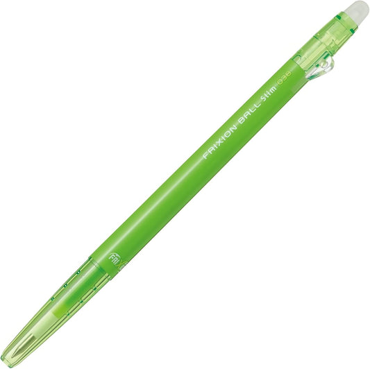 PILOT Frixion Ball Slim 038 Ballpoint Pen, Light Green (LFBS-18UFLG)