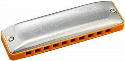 Seydel Blues Harmonica, 10-Hole, SESSION Steel D