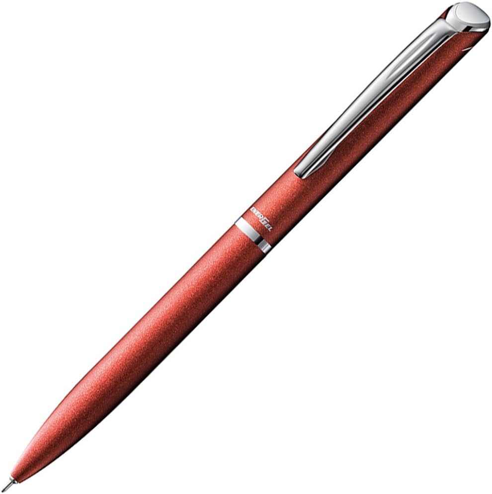 Pentel BLN2005B EnerGel Philography Gel Ink Ballpoint Pen, 0.5mm, Red Axis