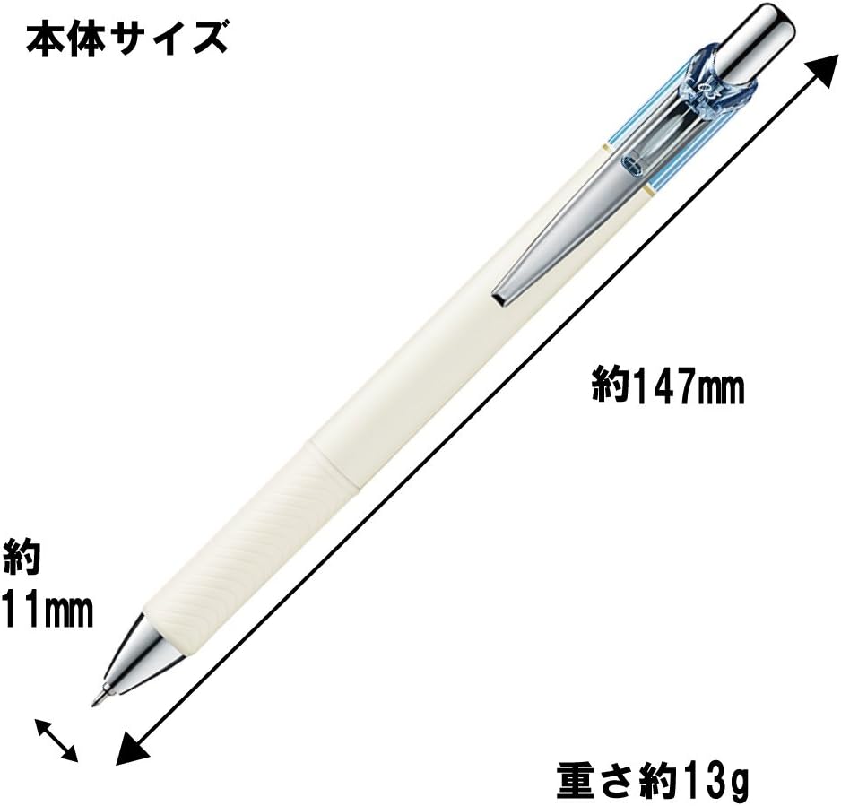 Pentel gel ballpoint pen EnerGel CRENNA