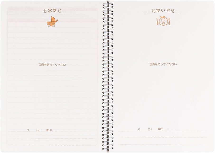 DESIGNPHIL Midori A5 26007006 Notebook Diary HF Diary, Childcare
