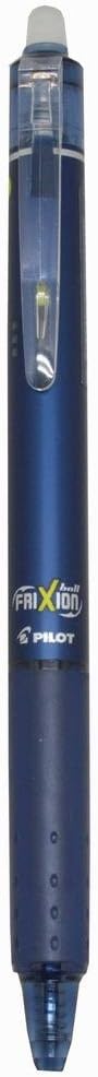 PILOT Frixion Ball Knock 05 Ballpoint Pen, Black Blue (LFBK-23EFBB)