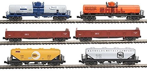Kato USA Inc. N Mixed Freight Car Set 6 KAT1066275 N Rolling Stock