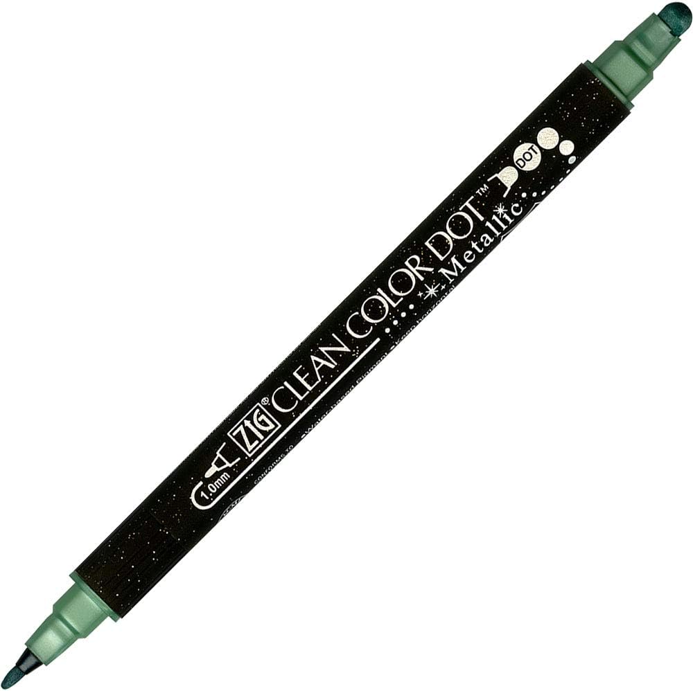 Kuretake TC-8100/6V ZIG Clean Color Dot Metallic 6 Colors