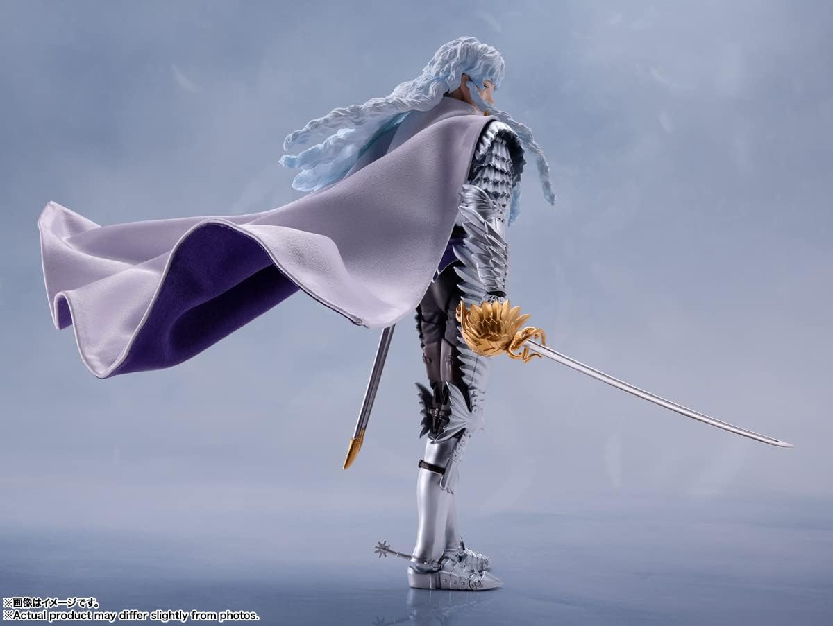 TAMASHII NATIONS - Berserk - Griffith (Hawk of Light), Bandai Spirits S.H.Figuarts Action Figure