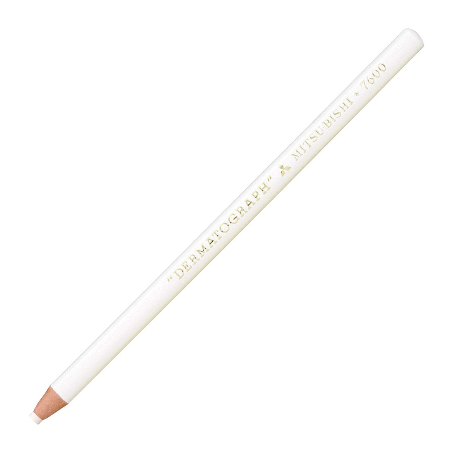 Mitsubishi Dermatograph No.7600 White – 1 Dozen Pencils
