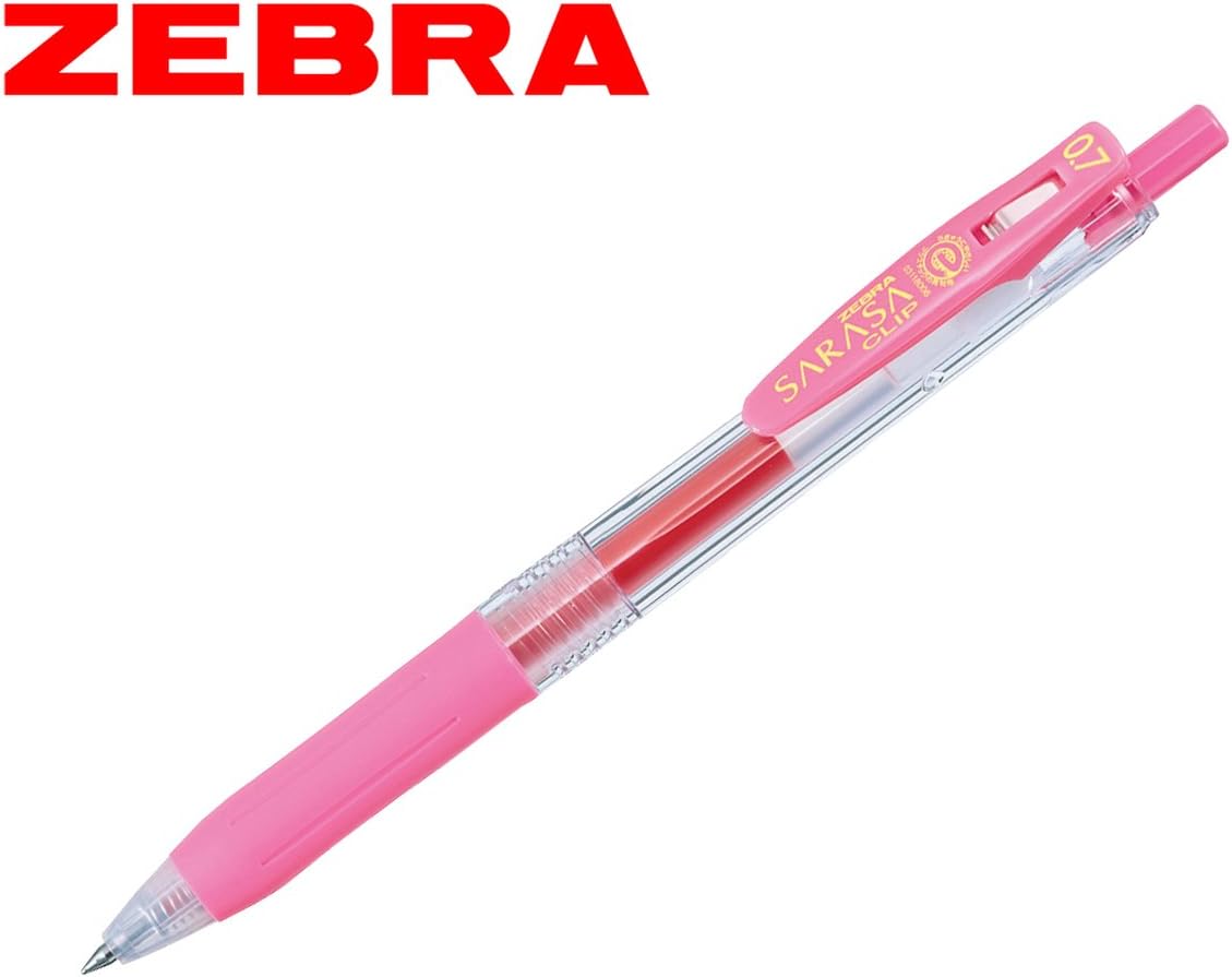 ZEBRA Sarasa Clip Pen 0.7 mm, Pink (JJB15-P)