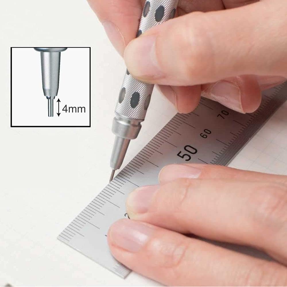 Pentel Graph Gear 1000 Automatic Drafting Pencil, 0.5mm, Grey Accents (XPG1015)