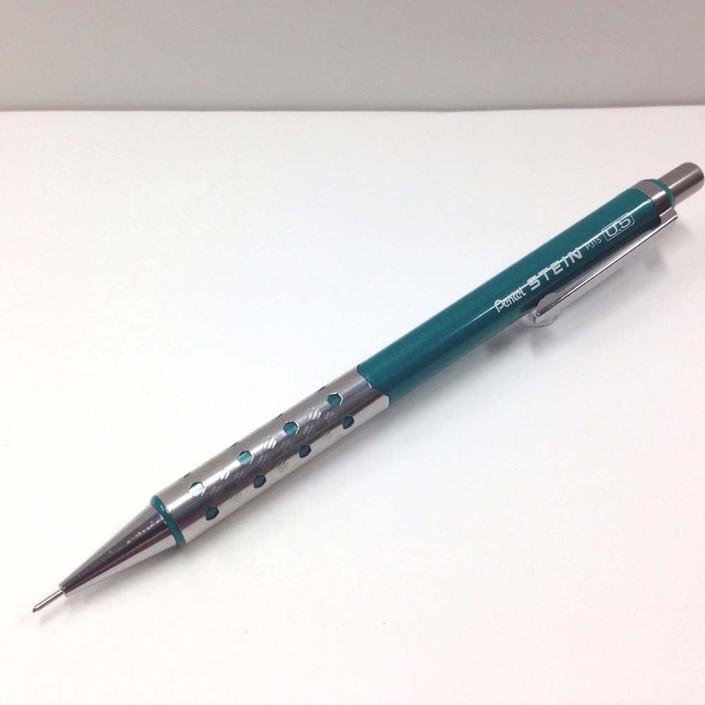 Pentel P315-MD Stein Mechanical Pencils, Metallic Green Shaft, Set of 10