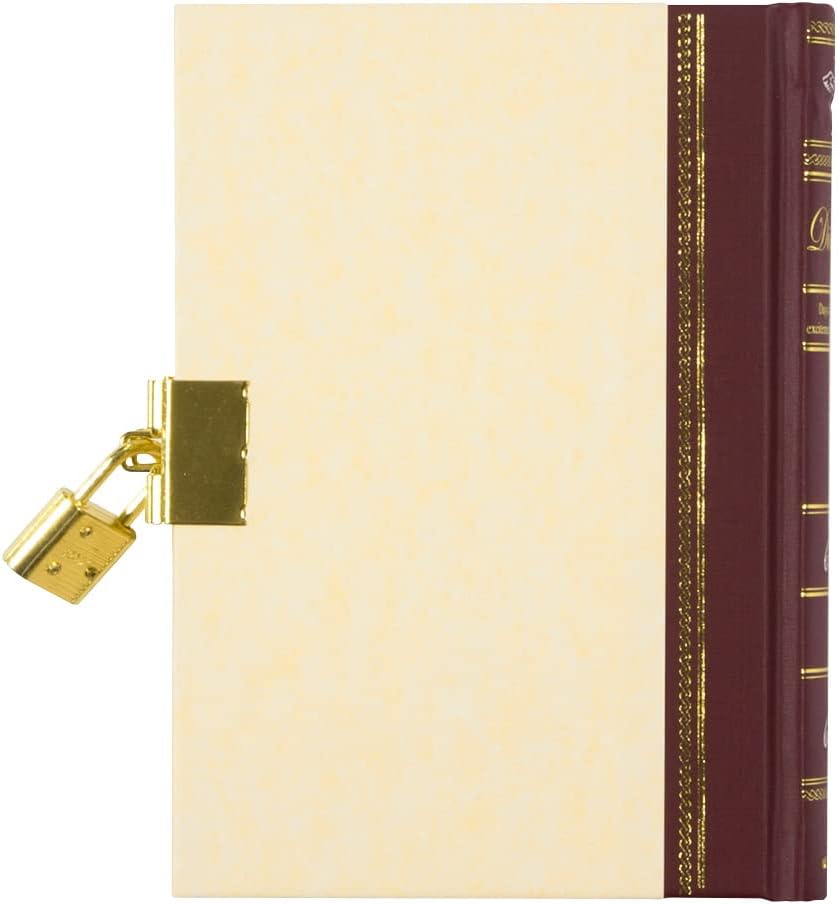 DESIGNPHIL Midori 12370006 Diary with Keys, Angel Pattern