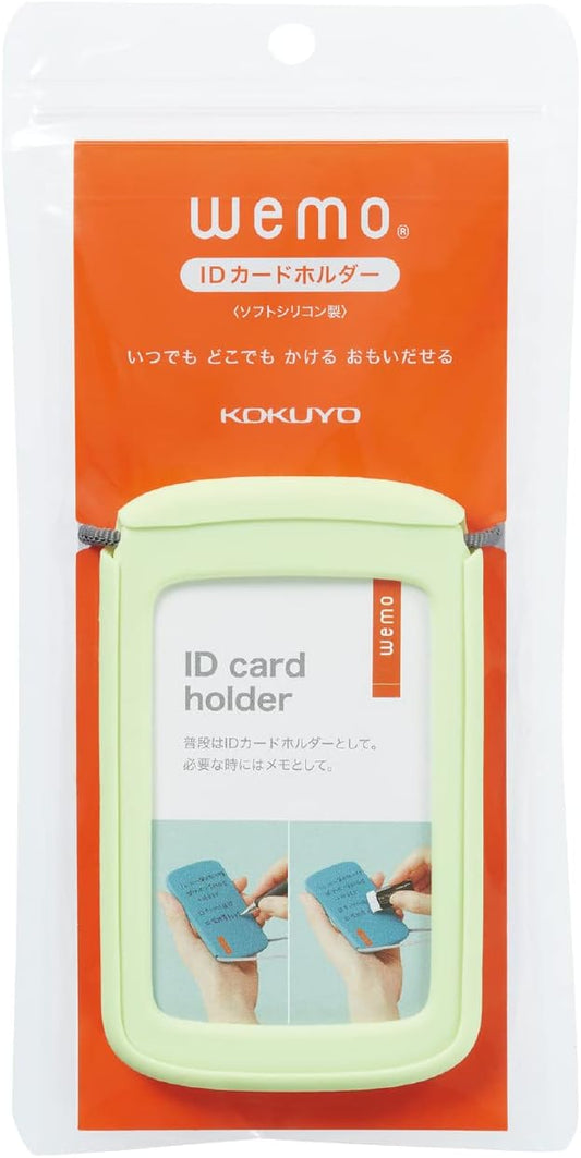 Kokuyo NM-WES196Y ID Card Holder, Wemo, Yellow