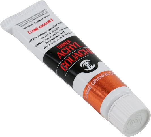 Turner Colour Works Acryl Gouache Artist Acrylic Paint - Single 20 ml Tube - Lam Orange Crystal