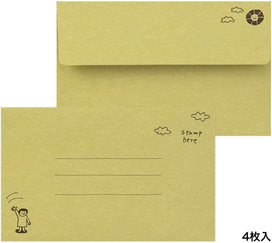 Midori 91802541 Letter Set, Egao Hisama Pattern