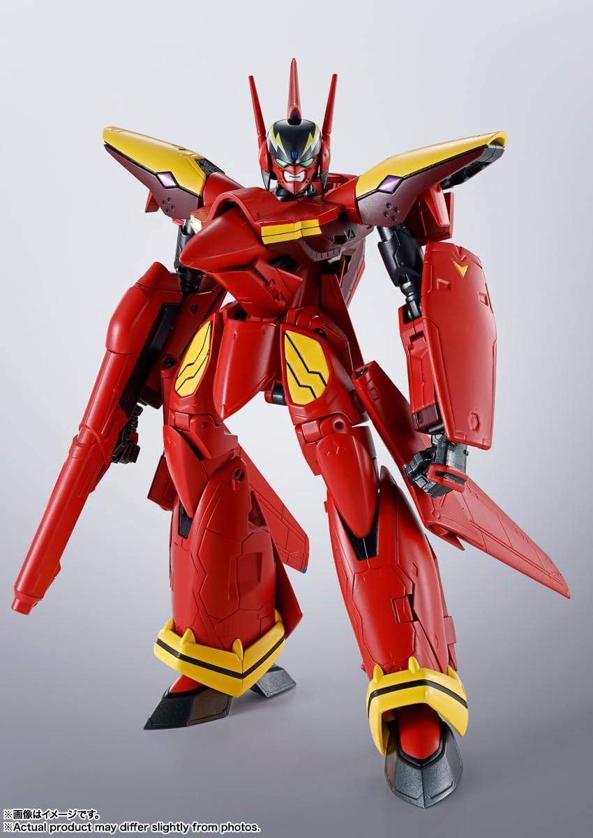 TAMASHII NATIONS - Macross 7 - VF-19 Custom Fire Valkyrie, Bandai Spirits Hi-Metal R Figure