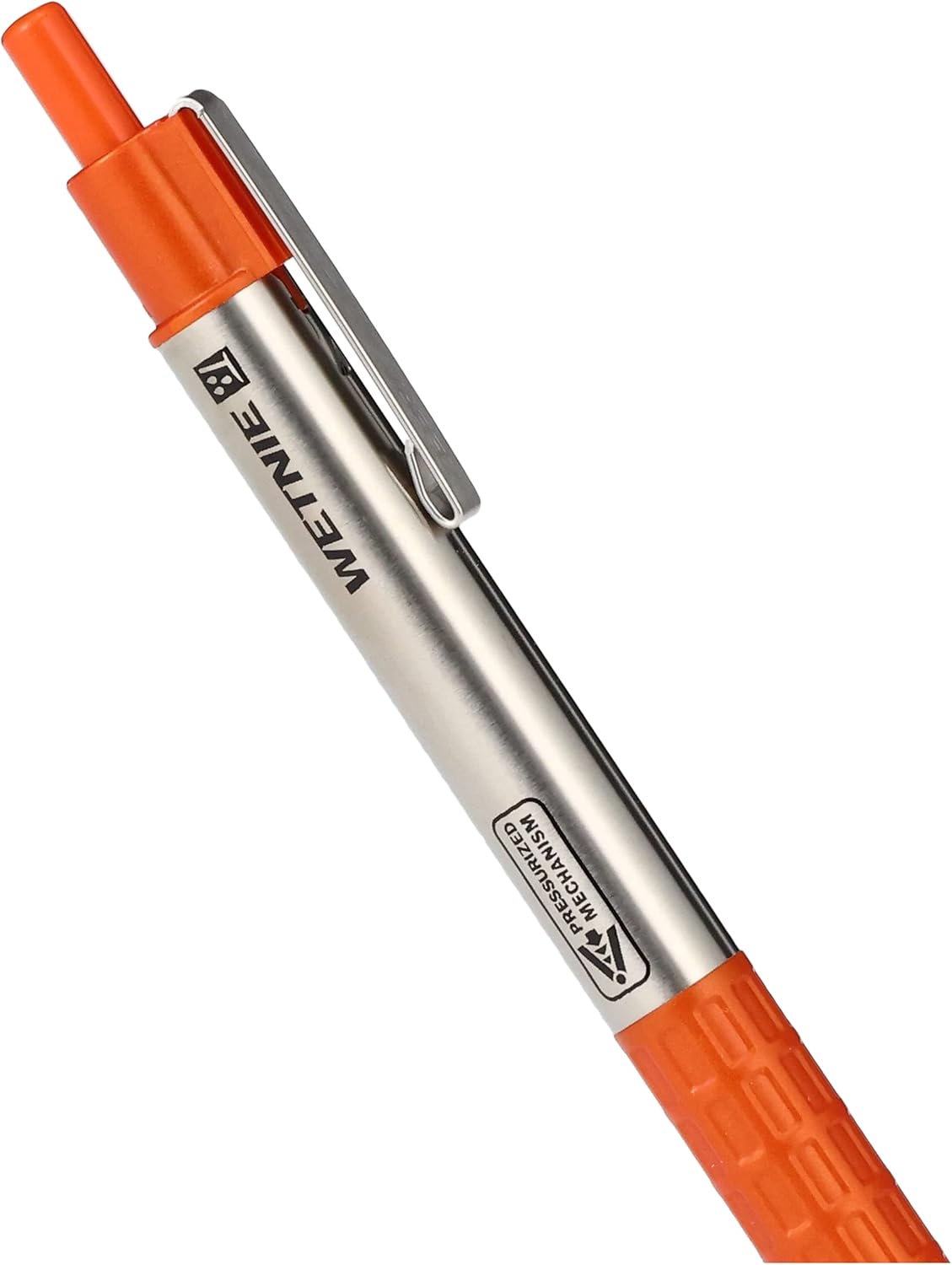 ZEBRA P-BA100-OR Oil-based Ballpoint Pen, Wet Knee, 0.7mm, Orange Axis, Black Ink